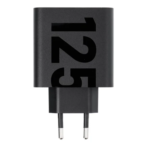 Motorola eredeti Type-C 125W MC-1259 fekete hálózati USB-C töltő adapter - 5