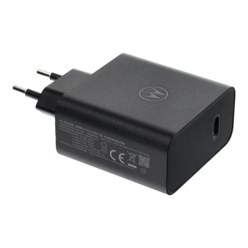 Motorola eredeti Type-C 125W MC-1259 fekete hálózati USB-C töltő adapter - 6