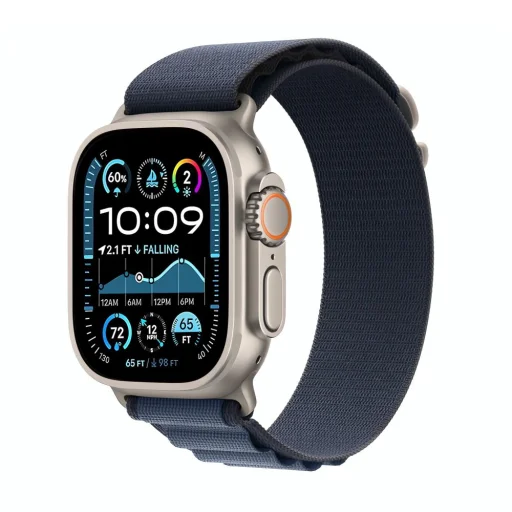 Apple Watch 8 / 9 / 10 / 11 / SE / Ultra (44 / 45 / 46 / 49 mm) Tech-Protect Nylon Pro nylonový remienok tmavomodrý / modrý - 2