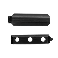 Blue Star PJ-OCZ5 magnetický samolepiaci organizér káblov pre 3 káble - čierny (2 ks)