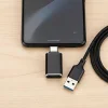 USB Type-C - USB A 3.0 adaptér Blue Star - čierny thumbnail