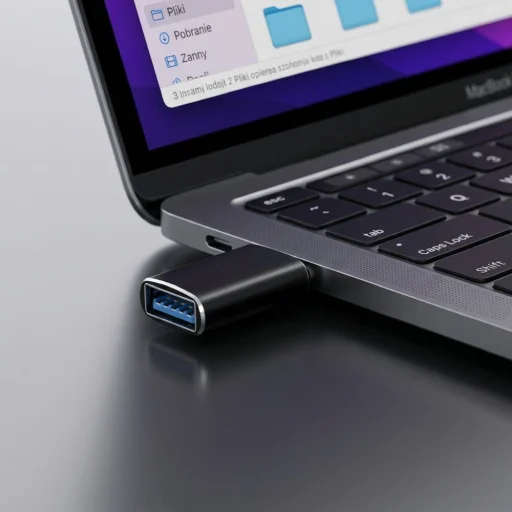 USB Type-C - USB A 3.0 adaptér Blue Star - čierny - 7