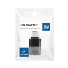 USB Type-C - USB A 3.0 adaptér Blue Star - čierny