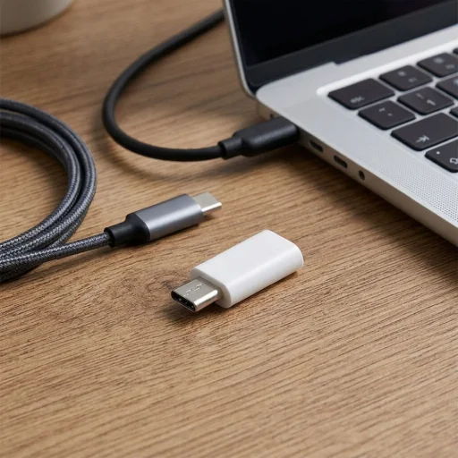 Type-C - Micro USB adaptér Blue Star - biely - 5