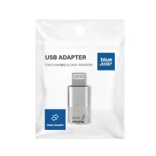 USB Type-C - Lightning adaptér Blue Star biely