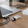 USB A 3.0 - Type-C adaptér Blue Star - biely thumbnail