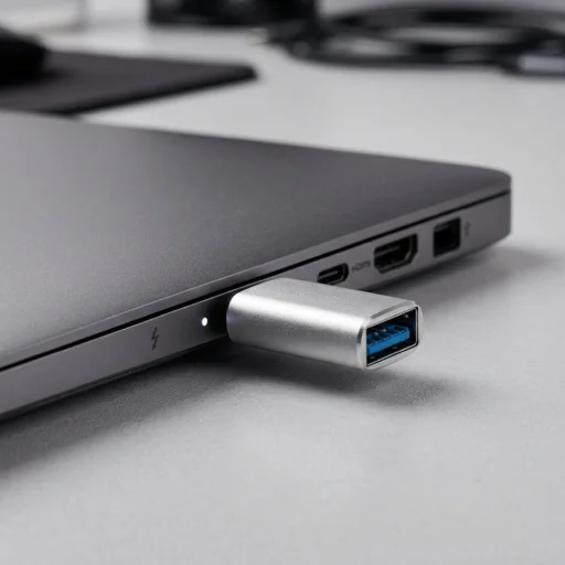 USB Type-C - USB-A 3.0 adaptér Blue Star - biely - 5