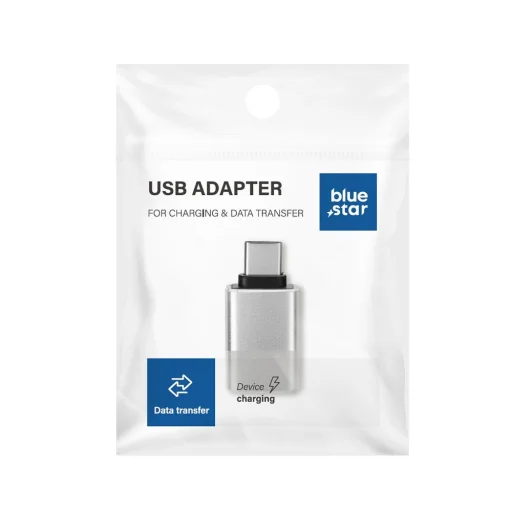 USB A 3.0 - Type-C adaptér Blue Star - biely - 1