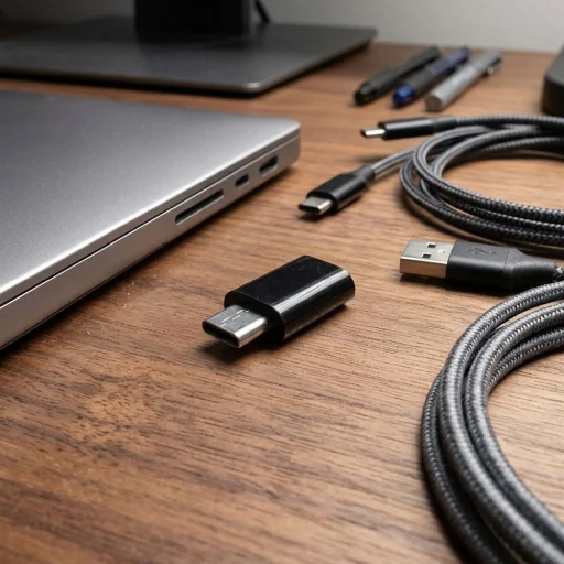 USB Type-C - Micro USB adaptér Blue Star - čierny - 6