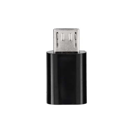 USB Type-C - Micro USB adaptér Blue Star - čierny - 3