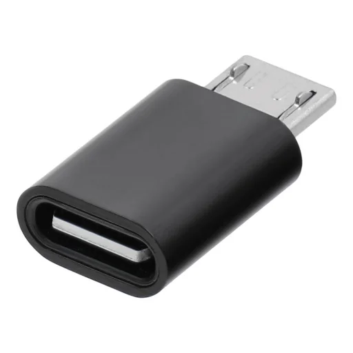 USB Type-C - Micro USB adaptér Blue Star - čierny - 5