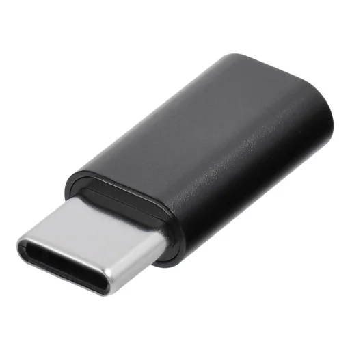 Adaptér z Micro USB na Type-C Blue Star - čierny - 3