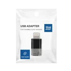 Lightning - USB Type-C adaptér Blue Star - čierny