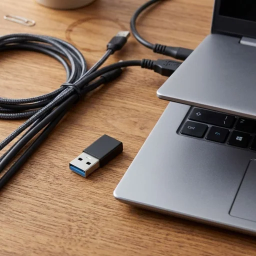 USB Type-C - USB-A 3.0 adapter Blue Star - fekete - 4