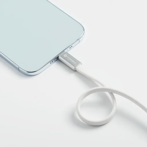 Forcell F-Energy QC4.0 PD 5A 100W Cafule Flat USB-C - USB-C kábel 1,2 m CCFN23 biely - 4