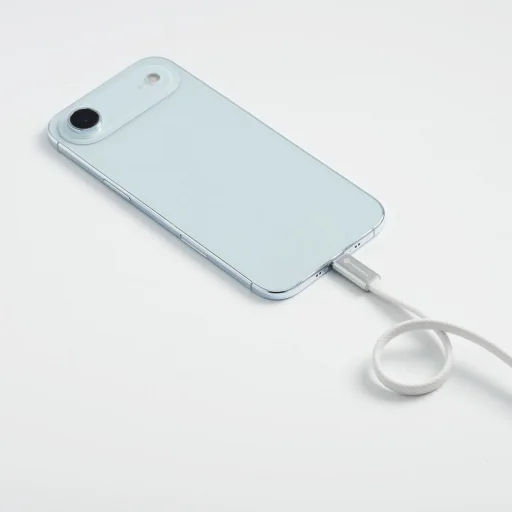 Forcell F-Energy QC4.0 PD 5A 100W Cafule Flat USB-C - USB-C kábel 1,2 m CCFN23 biely - 5