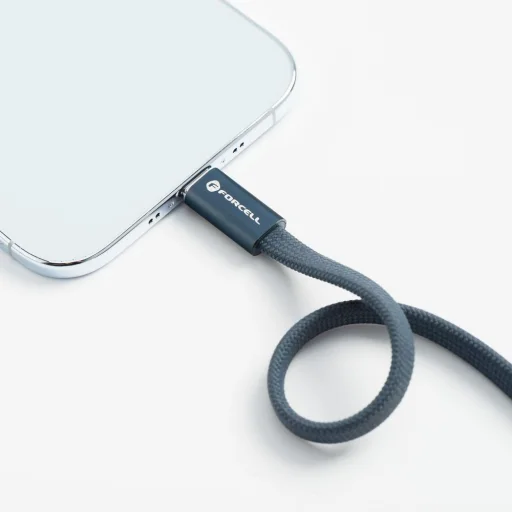 Forcell F-Energy QC4.0 PD 3A 60W Cafule Flat USB-C - USB-C kábel 1,2 m CCFN23 tmavomodrý - 6