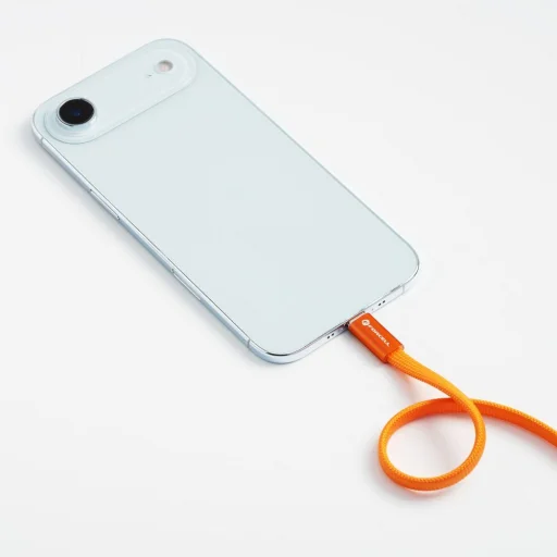 Forcell F-Energy QC4.0 PD 5A 100W Cafule Flat USB-C - USB-C kábel 1,2 m CCFN23 oranžový - 4