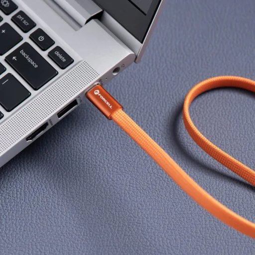 Forcell F-Energy QC4.0 PD 3A 60W Cafule Flat USB-C - USB-C kábel 1,2 m CCFN23 oranžový - 9