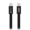 Forcell F-Energy QC4.0 PD 5A 240W Cafule Flat USB-C - USB-C kábel 1,2 m CCFN23 čierny thumbnail