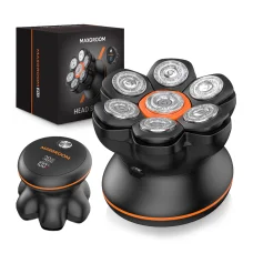 MAXGROOM JK-1688 Elektrický holiaci strojček na hlavu a bradu - čierny