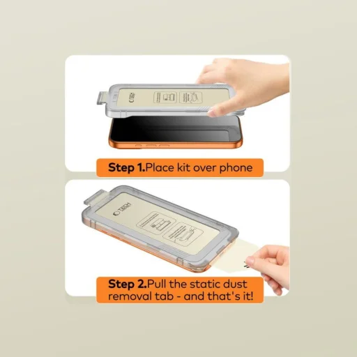 Samsung Galaxy S26 Plus Tech-Protect Quick Set+ 2 ks čierne tvrdené sklo - 6