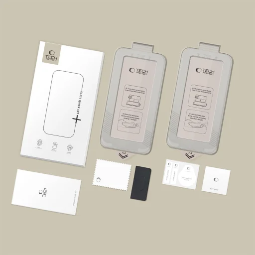 Samsung Galaxy S26 Plus Tech-Protect Quick Set+ 2 ks čierne tvrdené sklo - 7