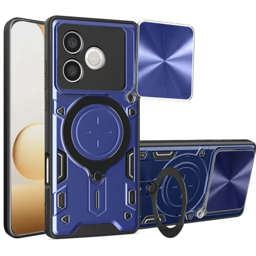 Techsuit - CamGuard Pro - Honor 600 Lite - Modré puzdro - 1