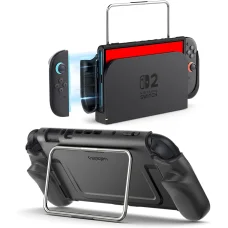 Spigen - Ochranné puzdro Dual Grip Pro (ACS10196) - Nintendo Switch 2 - čierne