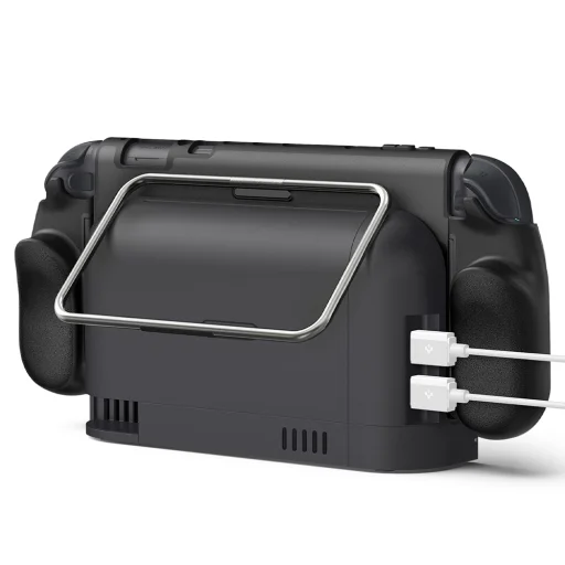 Spigen - Ochranné puzdro Dual Grip Pro (ACS10196) - Nintendo Switch 2 - čierne - 3