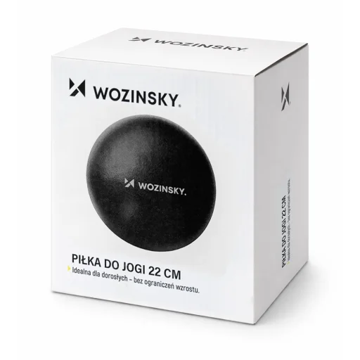 Wozinsky WPDP-C22 rehabilitačná lopta na cvičenie 25 cm - čierna - 2