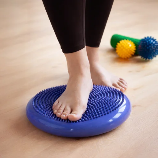 Wozinsky WPSD-01 senzorický rehabilitačný vankúš ježko - modrý - 4