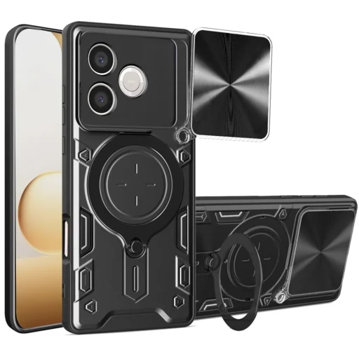 Techsuit - CamGuard Pro - Honor 600 Lite - Čierne puzdro - 1