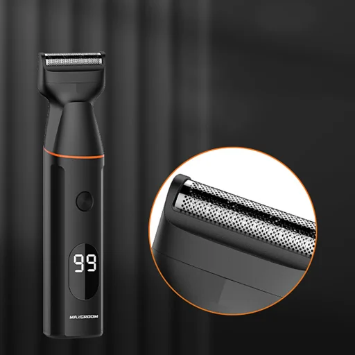 MAXGROOM LK-881 multifunkčný zastrihávač s vymeniteľnou hlavou - čierny - 7