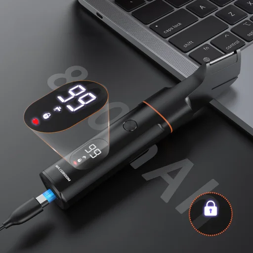 MAXGROOM LK-881 multifunkčný zastrihávač s vymeniteľnou hlavou - čierny - 17