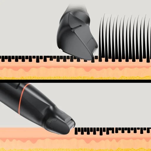 MAXGROOM LK-881 multifunkčný zastrihávač s vymeniteľnou hlavou - čierny - 19