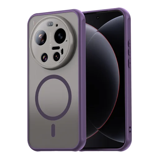 Techsuit - HaloFrost II MagSafe - Xiaomi 17 Ultra - Fialový kryt - 1