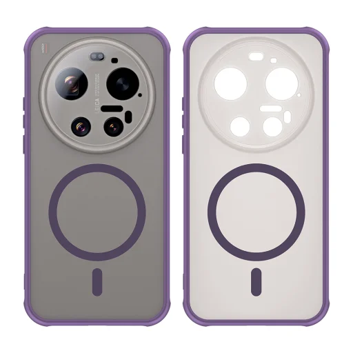 Techsuit - HaloFrost II MagSafe - Xiaomi 17 Ultra - Fialový kryt - 2