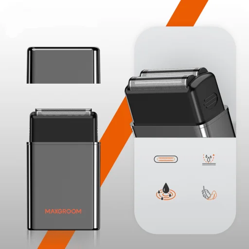 MAXGROOM M-5580 2 v 1 Elektrický holiaci strojček - čierny - 6