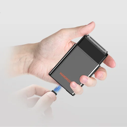 MAXGROOM M-5580 2 v 1 Elektrický holiaci strojček - čierny - 11