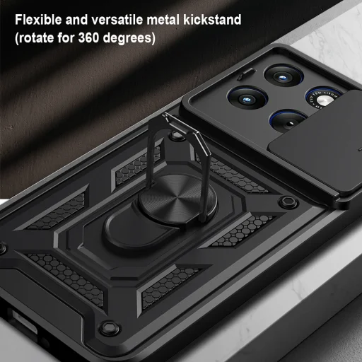 Techsuit - séria CamShield - Motorola Edge 70 Fusion - Modré puzdro - 5