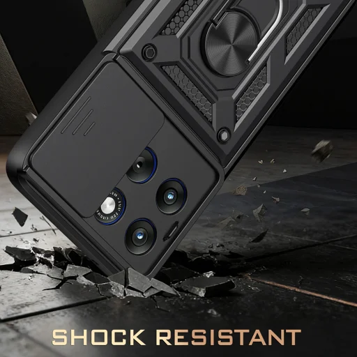 Techsuit - séria CamShield - Motorola Edge 70 Fusion - Modré puzdro - 4