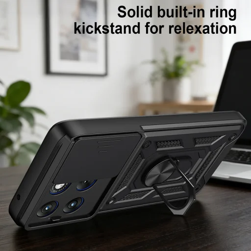 Techsuit - séria CamShield - Motorola Edge 70 Fusion - Modré puzdro - 6