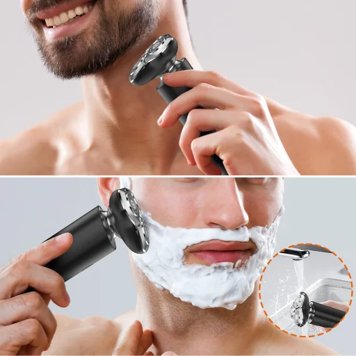 MAXGROOM M-8012 3 v 1 elektrický holiaci strojček - čierny - 11