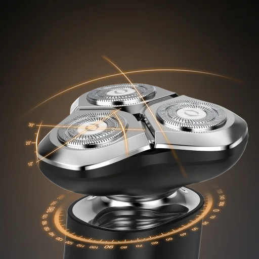 MAXGROOM M-8012 3 v 1 elektrický holiaci strojček - čierny - 13