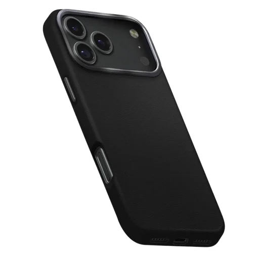 UNIQ - Lyden koženkové puzdro - iPhone 17 Air - čierne - 6