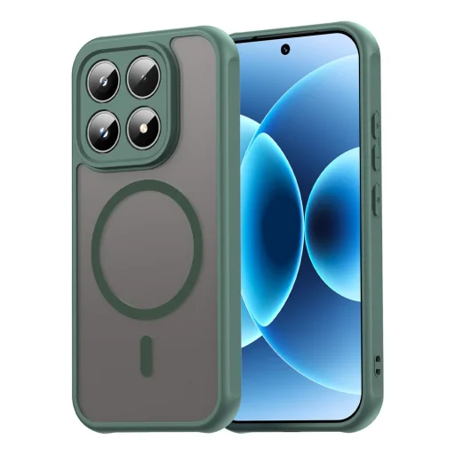 Techsuit - HaloFrost II MagSafe - Xiaomi 17 - zelené puzdro - 1