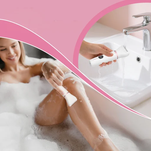 MAXGROOM M-105 3 v 1 dámsky zastrihávač na telo a tvár - biely - 9