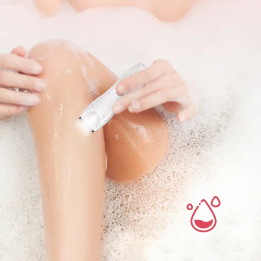 MAXGROOM M-9082 2 v 1 Dámsky zastrihávač na telo a tvár - biely - 8