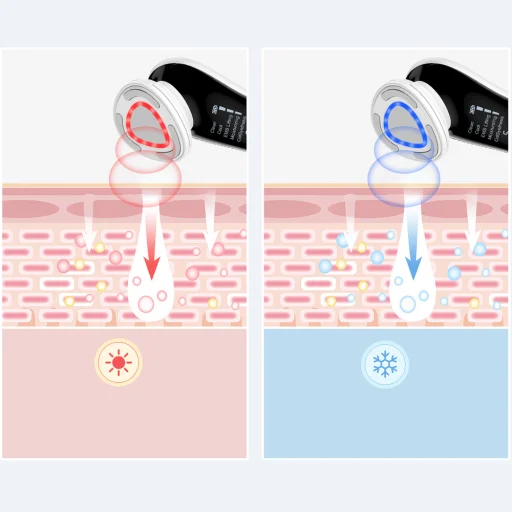 MAXGROOM D849 9 v 1 žehlička na tvár s ošetrujúcimi funkciami - biela - 5